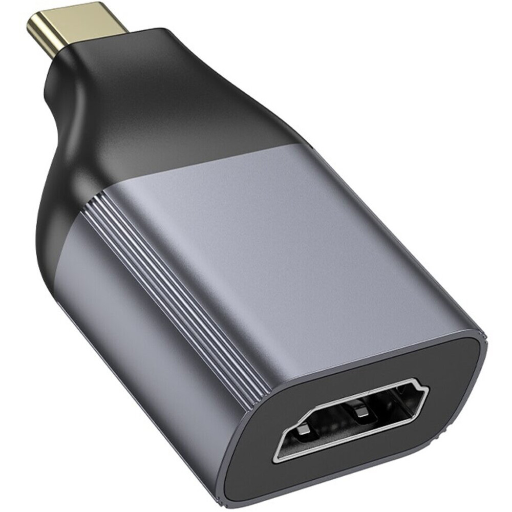 Перехідник HOCO UA33 USB Type-C - HDTV Metal Gray (6942007645584) Вид перехідник