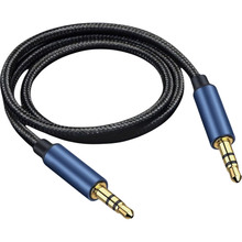 Кабель REMZONA AUX 3.5 - 3.5 1m CJJ1-02BL Blue (6958729012092)