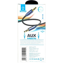 Кабель REMZONA AUX 3.5 - 3.5 1m CJJ1-02BL Blue (6958729012092)