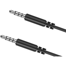 Кабель HATOR ESH series 3.5 мм - 3.5 мм 1.3 м Black (ACC411) чорний