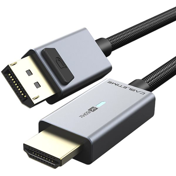 Кабель CABLETIME DisplayPort - HDMI 3 м Black (CA915330) Коннекторы папа-папа