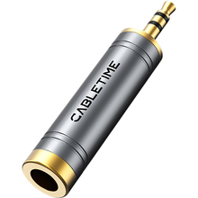 Адаптер CABLETIME 3.5 мм (M) - 6.3 мм (F) (CPA4G) (CA915132)