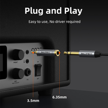 Адаптер CABLETIME 3.5 мм (M) - 6.3 мм (F) (CPA4G) (CA915132)