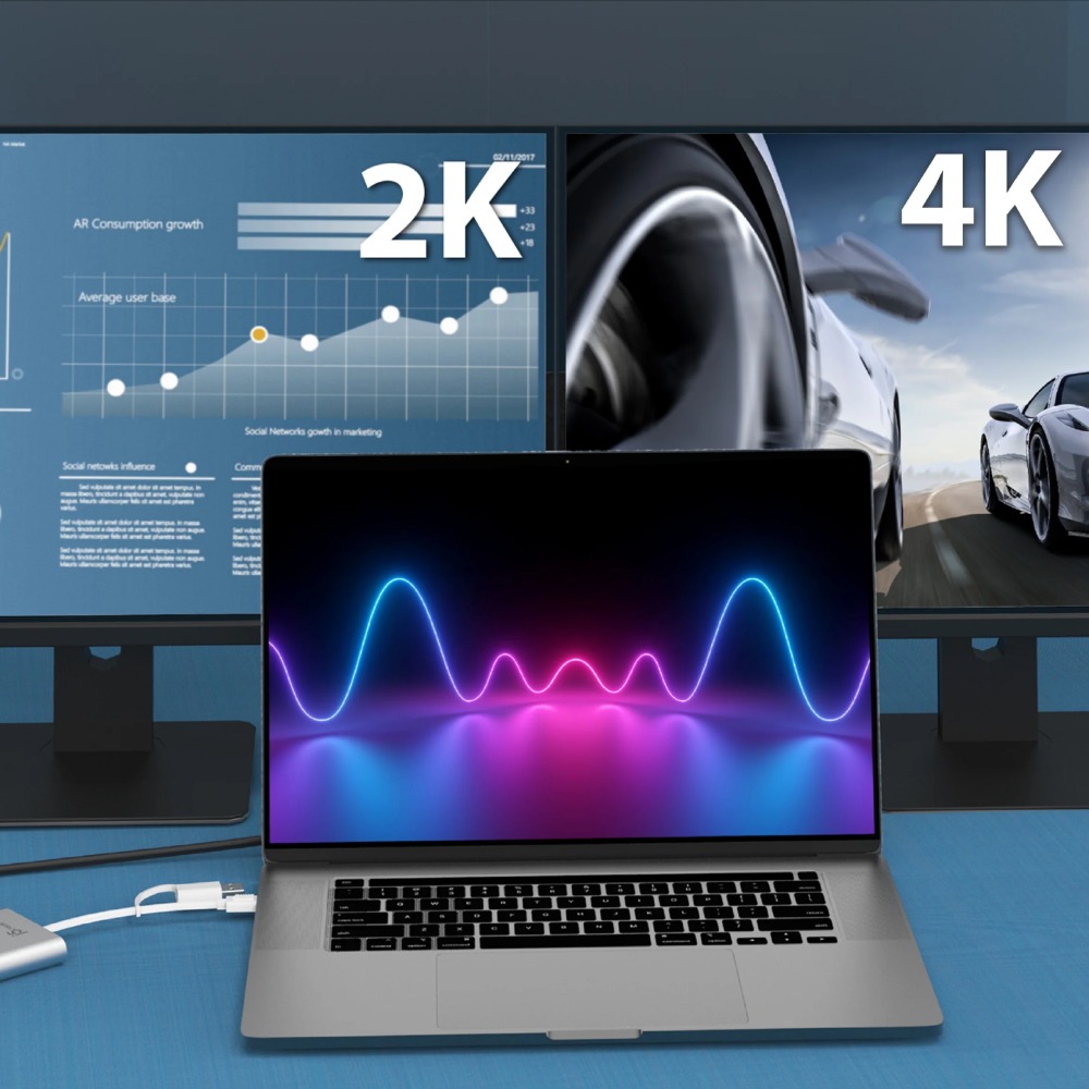 Заказать Переходник J5CREATE JCA365-N USB Type-C/A - 2xHDMI Silver