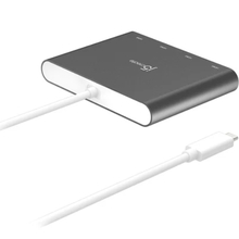 Переходник J5CREATE JCA366-N USB Type-C - 4 x HDMI Silver