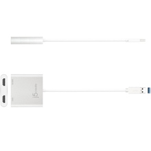 Перехідник J5CREATE JUA365-N USB - 2 x HDMI Silver