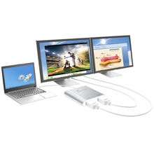 Перехідник J5CREATE JUA365-N USB - 2 x HDMI Silver