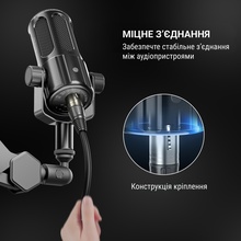 Кабель FIFINE L9C XLR Male to Femal 1.8 м Black