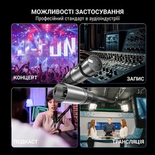 Кабель FIFINE L9C XLR Male to Femal 1.8 м Black