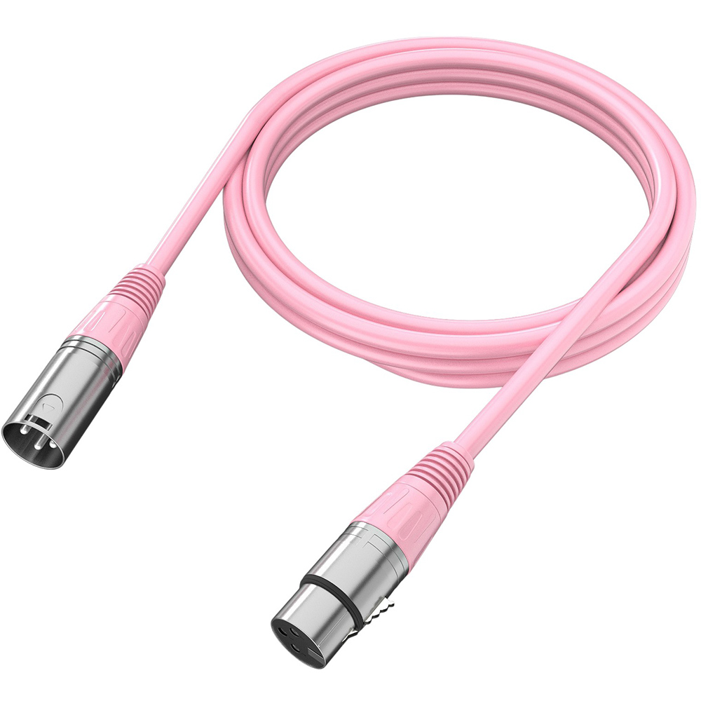Кабель FIFINE L9CP XLR Male to Female 1.8 м Pink