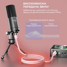 Кабель FIFINE L9CP XLR Male to Female 1.8 м Pink