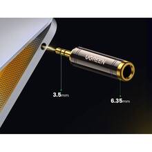 Перехідник UGREEN 3.5mm M to 6.35mm F AV168 Black (60711)