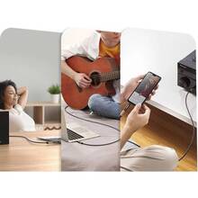 Перехідник UGREEN 3.5mm M to 6.35mm F AV168 Black (60711)