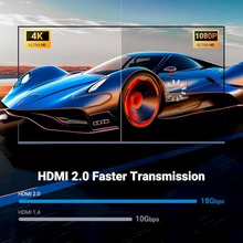 Кабель UGREEN HD153 HDMI-HDMI 1 м Black (25297)