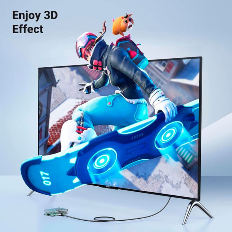 Кабель UGREEN HD163 HDMI-HDMI mini 1 м Black (15514) Тип роз'єму HDMI - mini HDMI