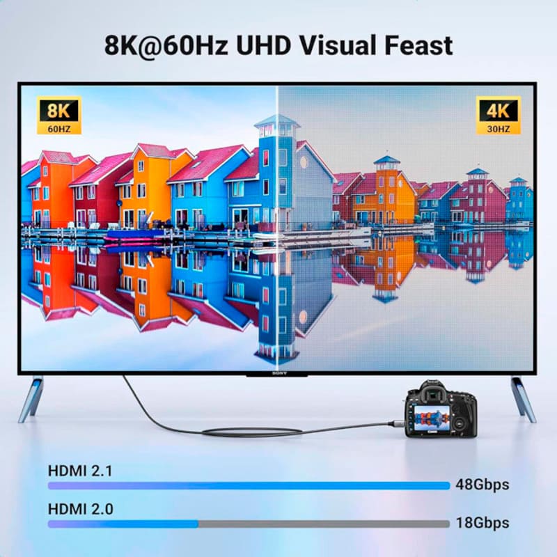 Кабель UGREEN HD163 HDMI-HDMI mini 1 м Black (15514) Вид кабель
