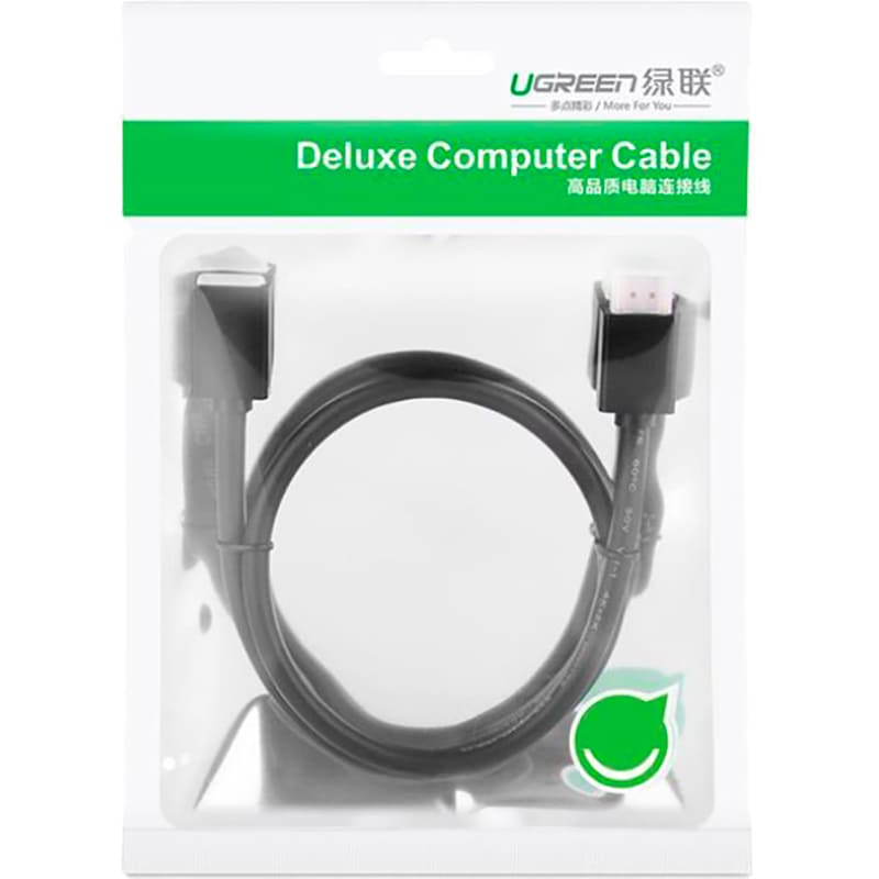 Подовжувач UGREEN HD107 HDMI-HDMI 0.5 м Black (10140) Тип роз'єму HDMI - HDMI