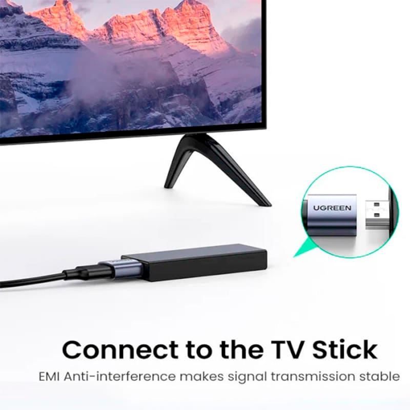 Фото Перехідник UGREEN HD159 HDMI-HDMI Grey (90592)