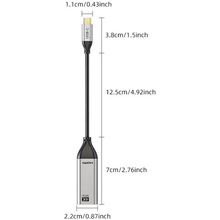 Перехідник CABLETIME CP10B USB Type-C (M) - HDMI (F) 0.2 м Grey (CA915385)