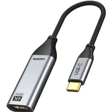 Перехідник CABLETIME CP10B USB Type-C (M) - HDMI (F) 0.2 м Grey (CA915385)