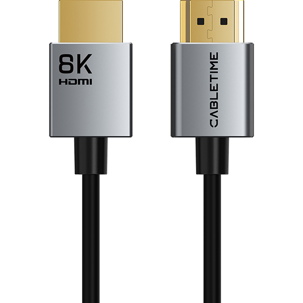 Кабель CABLETIME CH14L HDMI (M) - HDMI (M) 2.1V 8K/60Hz 2 м Black (CA915910)