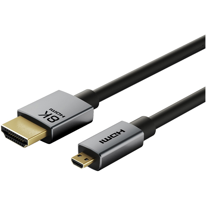 Кабель CABLETIME CH16E micro HDMI (M) - HDMI (M) 0.5 м Black (CA915873) Вид кабель