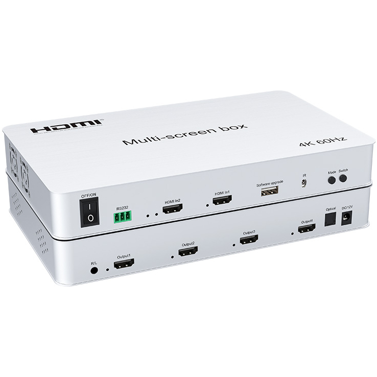 Багатоекранний бокс POWERPLANT 4K 60 Hz (HDVW12)