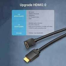 Кабель VENTION HDMI - HDMI V 2.0 1 м Black (AARBF)
