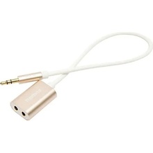 Кабель REMAX RL-S20 Sharing 3.5 мм - 2x3.5 мм Gold (2000700007109)