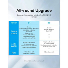 Кабель VENTION HDMI - HDMI V 2.1 M/M 1 м Black (ALGLF)