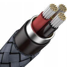 Кабель ESSAGER 3.5mm F - 3.5mm M 3.0m Essager Grey (EYPY35-MYC0G)