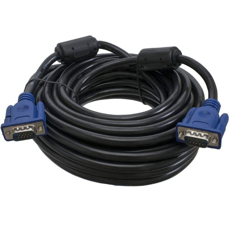 Кабель PATRON VGA-VGA 10 м Black (CAB-PN-VGA-VGA-10М)