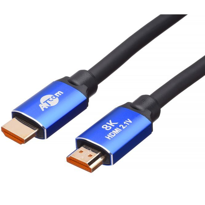 Кабель ATCOM HDMI to HDMI v2.1 1.0 м (88801)