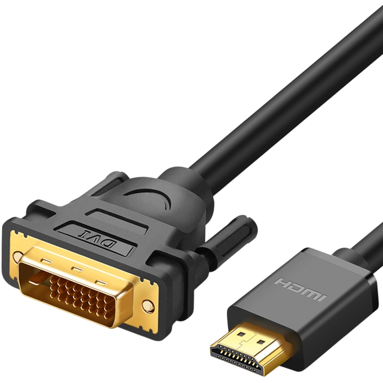 Кабель UGREEN HDMI M to DVI M HD106 1 м Black (30116)