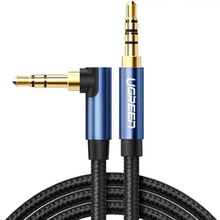Кабель UGREEN 3.5 мм M 3.5 мм M 90° corner AV112 1.0 м Blue (60179)