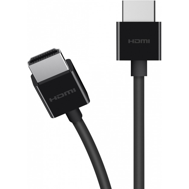 Кабель BELKIN HDMI M/M 2м 2.1 High Speed Ethernet black (AV10175BT2MBKV2) Коннекторы папа-папа