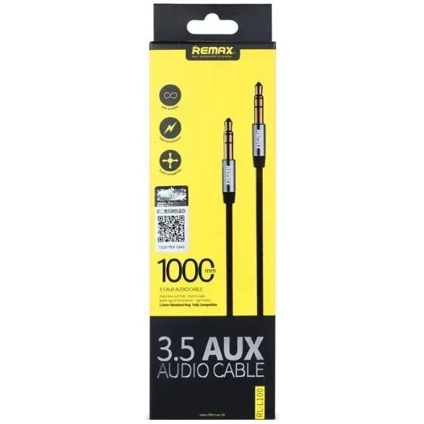 Кабель REMAX RL-L100 3.5 мм - 3.5 мм 1 м Red (2000700000490) Вид кабель