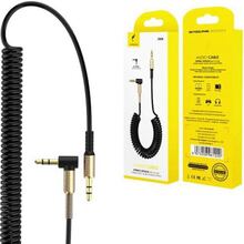 Кабель SKYDOLPHIN SR08 Spring Wire 3.5 мм - 3.5 мм 1 м Black (SDAUX-000062)