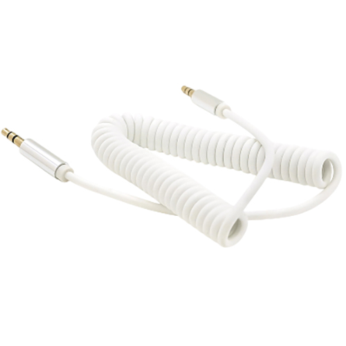 Кабель VOLTRONIC AUX Audio 3.5мм 1.5м white (YT-AUXSGJ(M)/(M)-1.5-W) Вид кабель