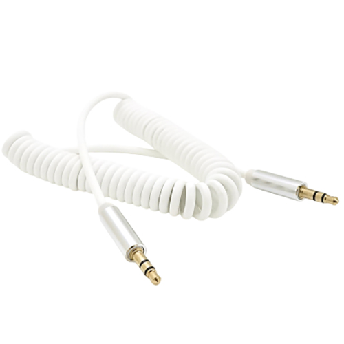 Кабель VOLTRONIC AUX Audio 3.5мм 1.5м white (YT-AUXSGJ(M)/(M)-1.5-W)