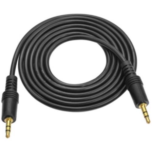 Кабель VOLTRONIC AUX DC3.5 Gold Stereo Jack 3.0 м Black (YT-AUXGJ(M)/(M)-3.0-B)