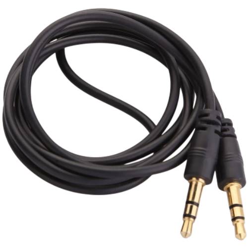 Кабель VOLTRONIC AUX DC3.5 Gold Stereo Jack 5.0 м Black (YT-AUXGJ(M)/(M)-5.0-B)