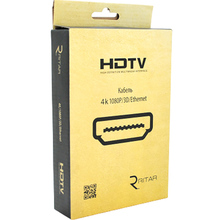 Кабель RITAR Premium PL-HD348 HDMI-HDMI Ultra HD (YT-HDMI(M)/(M)V1.4-2.0m)