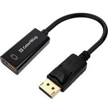 Переходник COLORWAY DisplayPort to HDMI Female Black (CW-AD-DPHD)