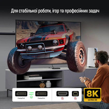 Кабель COLORWAY DisplayPort-DisplayPort V1.4 8K 1.5м Black (CW-CBDP093-BK)