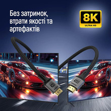 Кабель COLORWAY HDMI-HDMI V2.1 8K 2м Black (CW-CBHD088-BK)