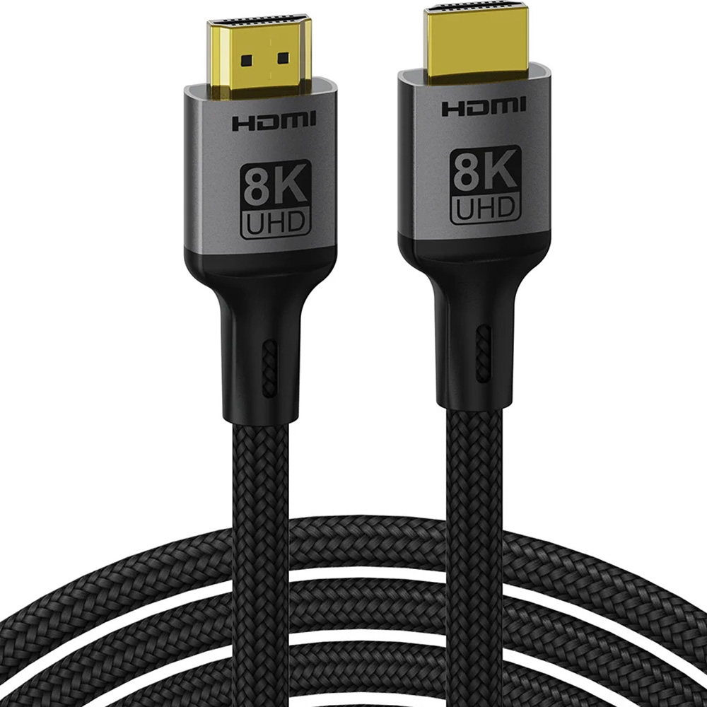 Кабель COLORWAY HDMI-HDMI V2.1 8K 2м Black (CW-CBHD088-BK) Тип роз'єму HDMI - HDMI