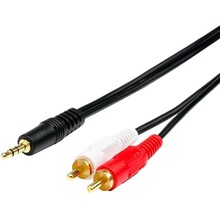 Кабель ATcom DC3.5 - &gt; 2RCA mini-jack(M) 5,0m (10709)