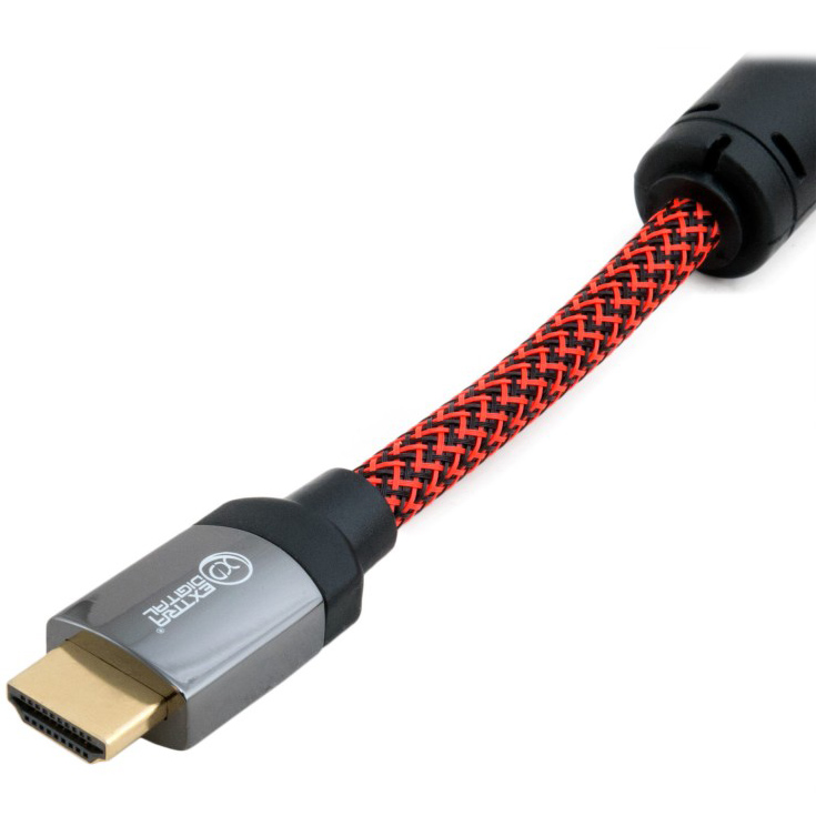 Кабель EXTRADIGITAL HDMI - HDMI 10m Red-Black (KBH1613) Тип роз'єму HDMI - HDMI