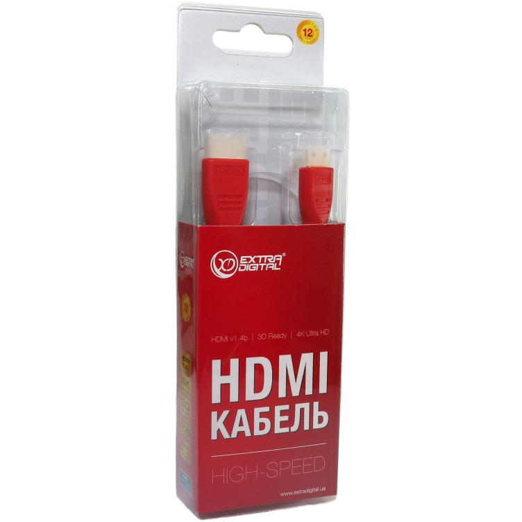 Кабель EXTRADIGITAL HDMI - mini HDMI 1.5m Black (KBH1607) Коннекторы папа-папа